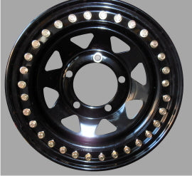 TYREX BEADLOCK RIM 7X16+8 BLACK