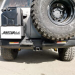 REAR SQUARED BUMPER WITH TYRE AND JERRY CAN CARRIER PATROL Y61